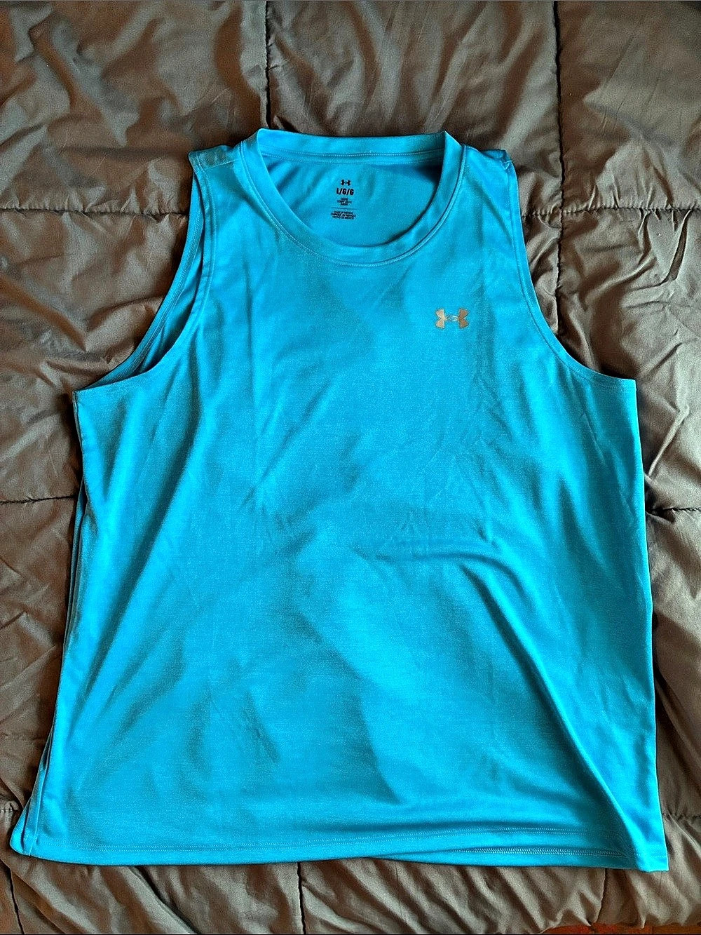 Under Armour UA Tech Tank Women’s Blue Tank Top